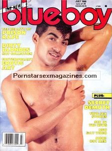 Blueboy Gay Magazine July 1988 - Freddy Mac - Michael Ram - Chris Thompson